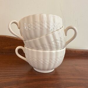 Spode Chelsea Wicker mugs RARE — Set of 3